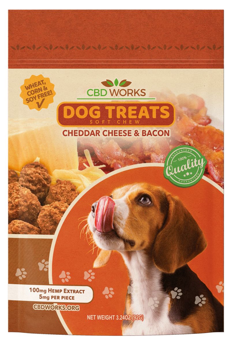 Cheese & Bacon Dog Treats 100mg